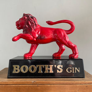 A Vintage Booth's Gin Advertising Lion used in bars and pubs from around to 1960s - SHOP NOW - www.intovintage.co.uk