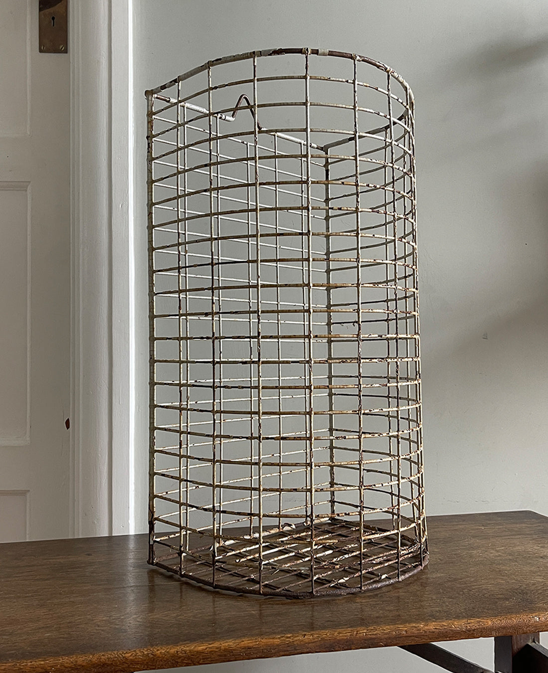 A Vintage French Baguette Bin. These bins were used in French Boulangeries to hold the freshly baked French sticks. Great age and wear and ideal for storage or a cool bin - SHOP NOW - www.intovintage.co.uk