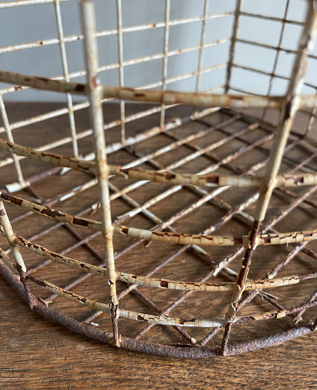 A Vintage French Baguette Bin. These bins were used in French Boulangeries to hold the freshly baked French sticks. Great age and wear and ideal for storage or a cool bin - SHOP NOW - www.intovintage.co.uk