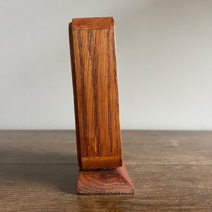 A 1950s perpetual desk calendar in oak. Still nice and fresh and perfect for your desk - SHOP NOW - www.intovintage.co.uk