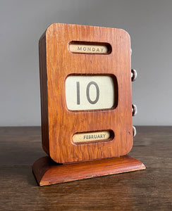 A Mid Century Perpetual Desk Calendar