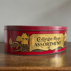 A rare Art Nouveau College Boy Toffee Tin by W M Livens & Co Ltd. - SHOP NOW - www.intovintage.co.uk