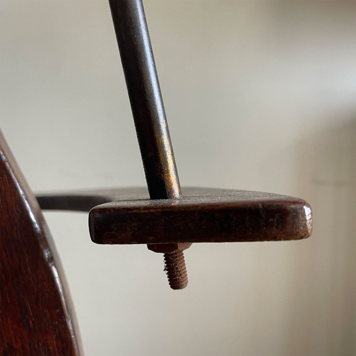 A very clean and original example of a Victorian Child's Barber Chair. Having a splat back with original upholstery to the seat, brass rods that hold in place the foot rest, 360 degree rotation with adjustable height, four splayed legs to the base - SHOP NOW - www.intovintage.co.uk