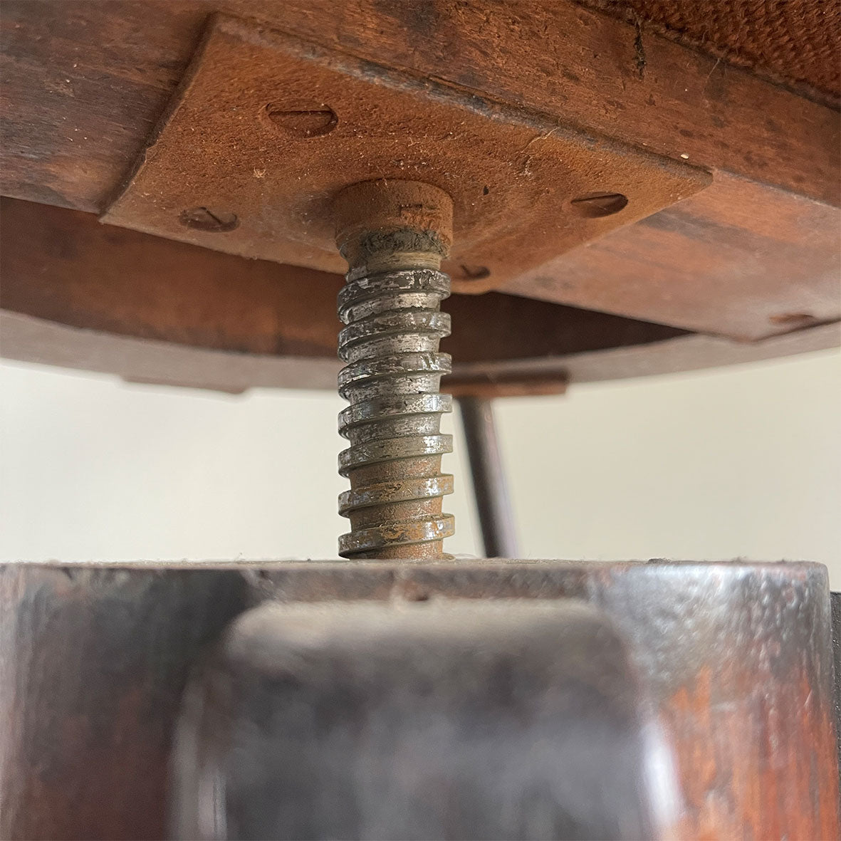 A very clean and original example of a Victorian Child's Barber Chair. Having a splat back with original upholstery to the seat, brass rods that hold in place the foot rest, 360 degree rotation with adjustable height, four splayed legs to the base - SHOP NOW - www.intovintage.co.uk