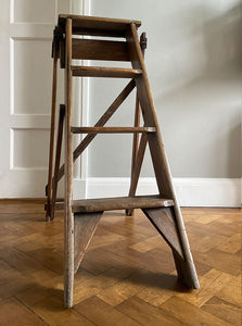 A wonderful set of Vintage CAJAC Step Ladders with the CAJAC Trade Mark clasp badges on each side. Very slim when folded so great for storage - SHOP NOW - www.intovintage.co.uk