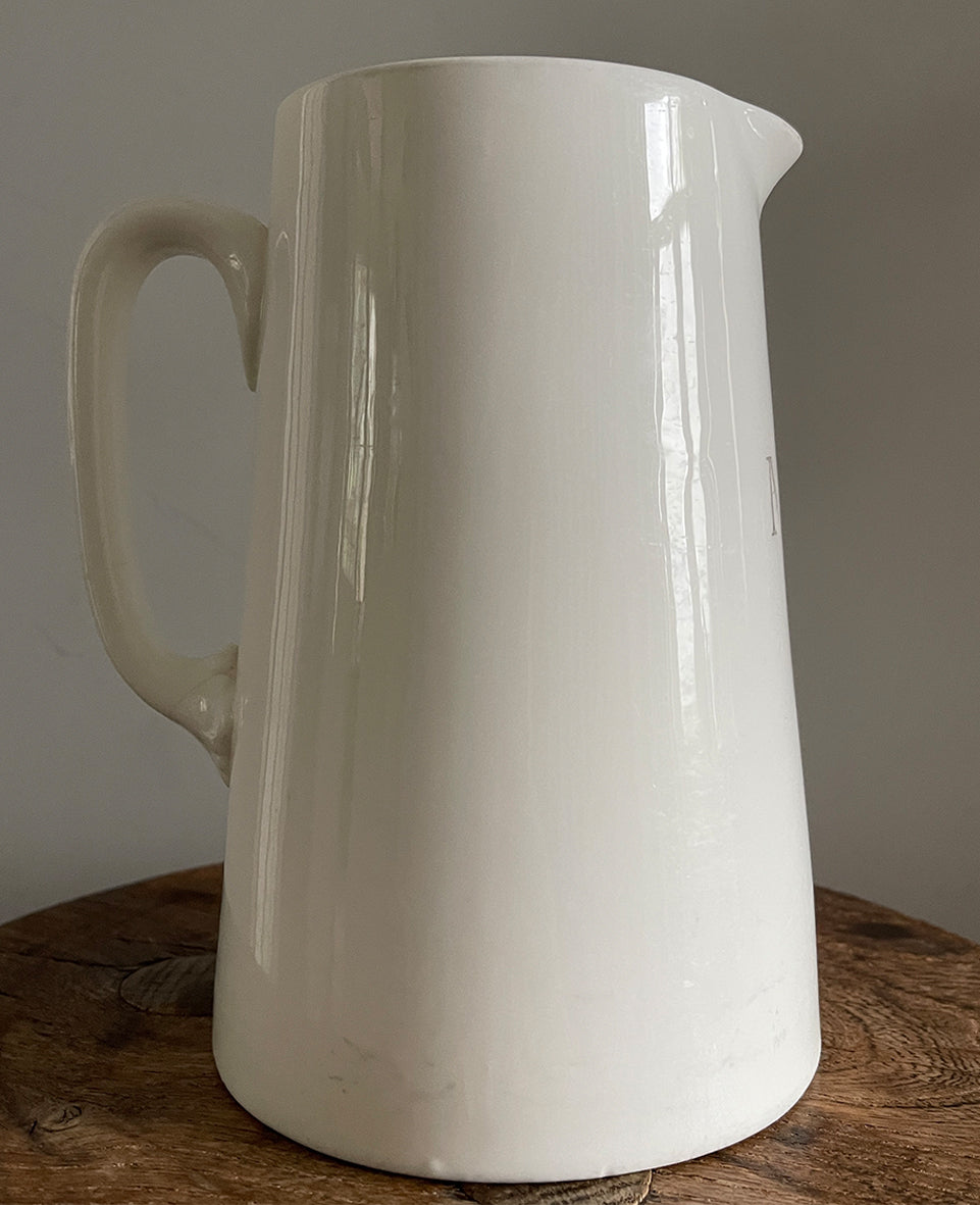 A nice medium sized Crescent China Milk Jug with the word 'MILK' on the front side - SHOP NOW - www.intovintage.co.uk