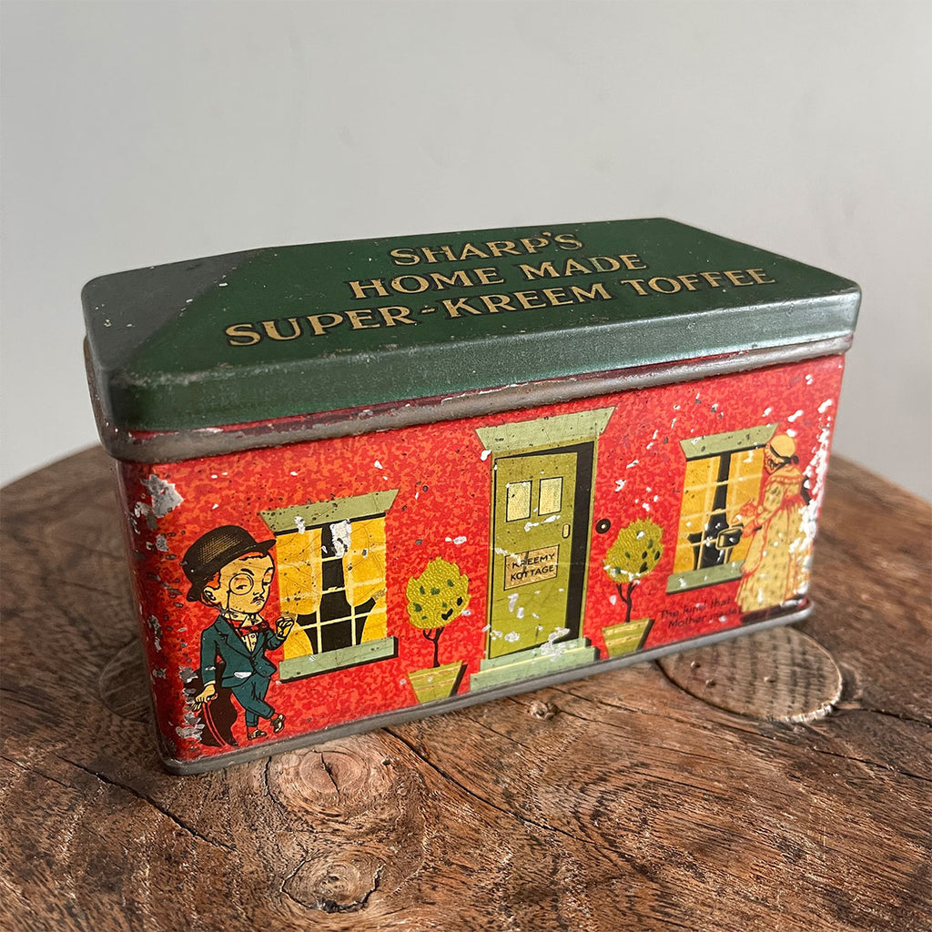 Vintage Sharp's Toffee Tin. Find this and other Vintage Tins & Toys for sale at Intovintage.co.uk.