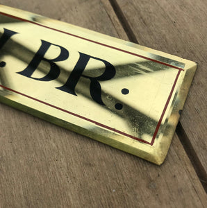 A good sized collection of 14 antique botanical apothecary mirrored drawer plates. Golden toned beveled mirrors catch the light beautifully, finished with black serif type and thin red border lines - SHOP NOW - www.intovintage.co.uk