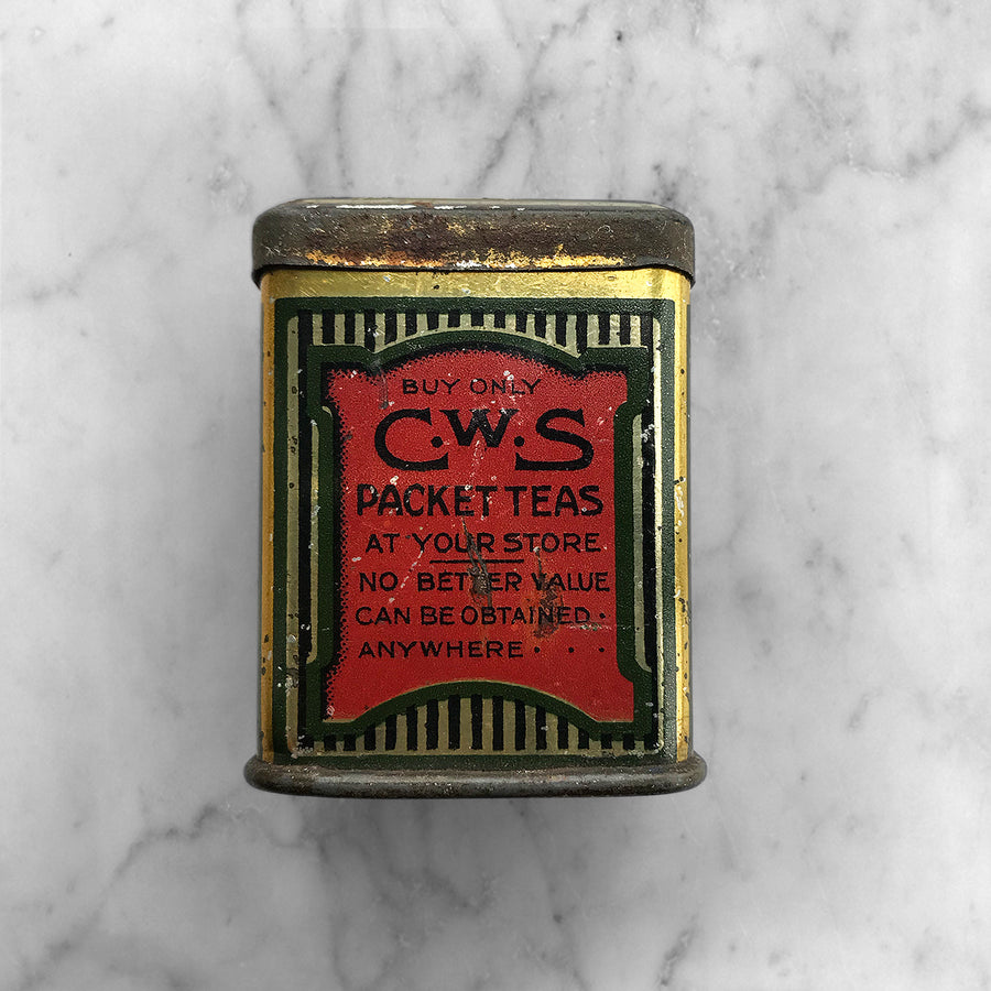 Vintage CWS Tea Sample Tin - IntoVintage.co.uk – Intovintage.co.uk