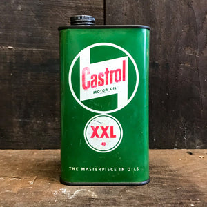 Cool Vintage Castrol XXL 40 1 Pint Can in very good condition for its age. Great for your vintage garage or Man Cave - SHOP NOW - www.intovintage.co.uk