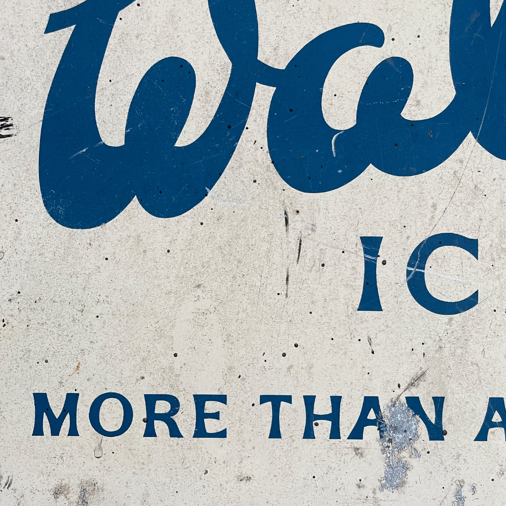 A Vintage Walls Ice Cream Sign