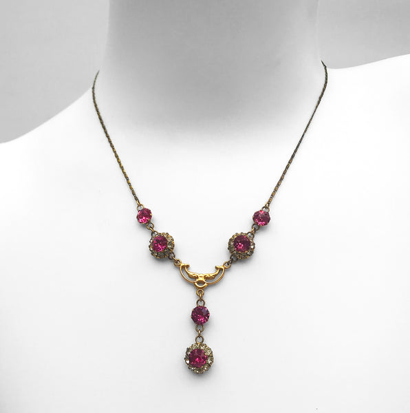 Genuine Pink Tourmaline Cz Necklace In Sterling Silver By Songs of Ink and  Steel | notonthehighstreet.com