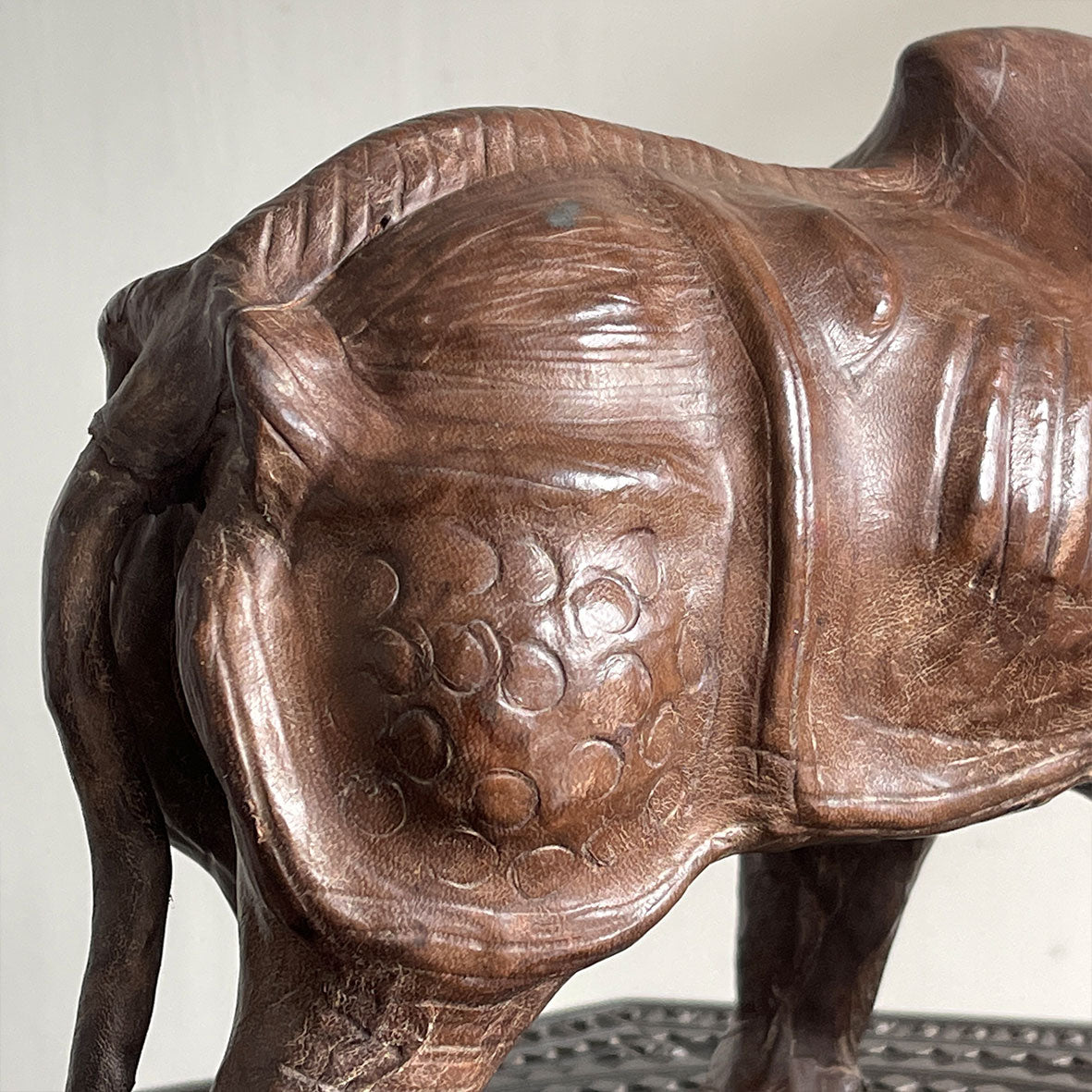 A superb, Vintage Liberty Leather Rhino in fantastic original condition. A fine specimen if ever we saw one! - SHOP NOW - www.intovintage.co.uk