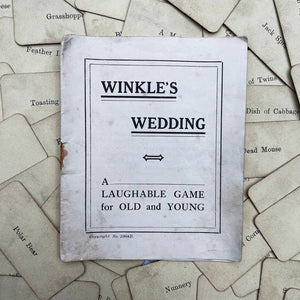 Willy's Wedding - Vintage Chad Valley card game from the 1930's - SHOP NOW - www.intovintage.co.uk