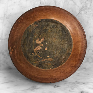 Antique Oak Table Bowl. Great size and shape with a beautiful warm colour. The profile of the bowl gives the bowl an age from around the 1930's - SHOP NOW - www.intovintage.co.uk